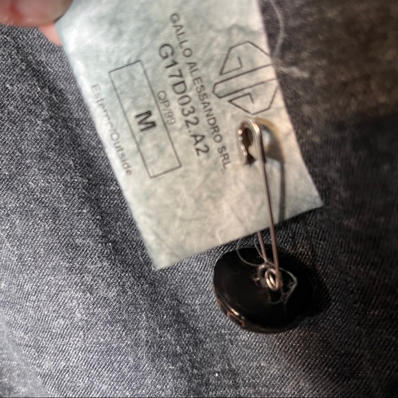 Golden Goose Deluxe Brand Black Leather Moto Jacket With Crystal Embellishments - Picture 5 of 6